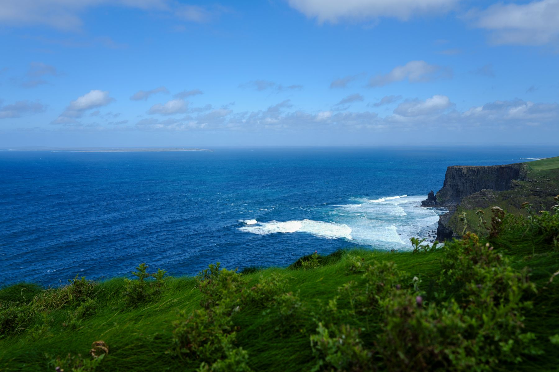 The Atlantic breaking against Ireland's west coast